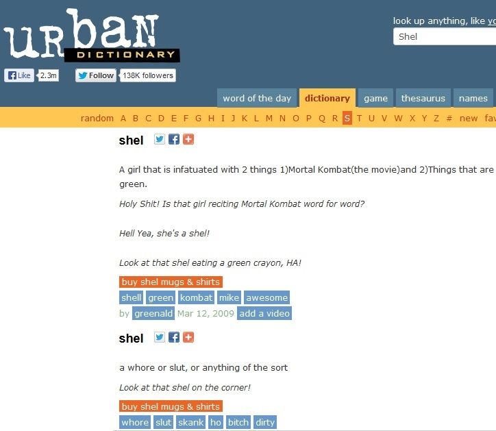 Urban Dictionary Shel Carmex Painted Nonsense
